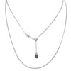 14kt White Gold Adjustable Wheat Chain You to 20" All in 1 Easy slide and adjust