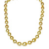 South Sea Pearl Necklace 12.5 - 9 MM Golden AAA-