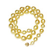 South Sea Pearl Necklace 12.5 - 9 MM Golden AAA-