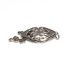 Classic Filigree clasp 14kt White Gold