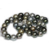 Tahitian Pearl Necklace  12 - 11 mm Multi Color AAA