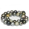 Tahitian Pearl Necklace 16 - 13 mm AAA- Multicolor