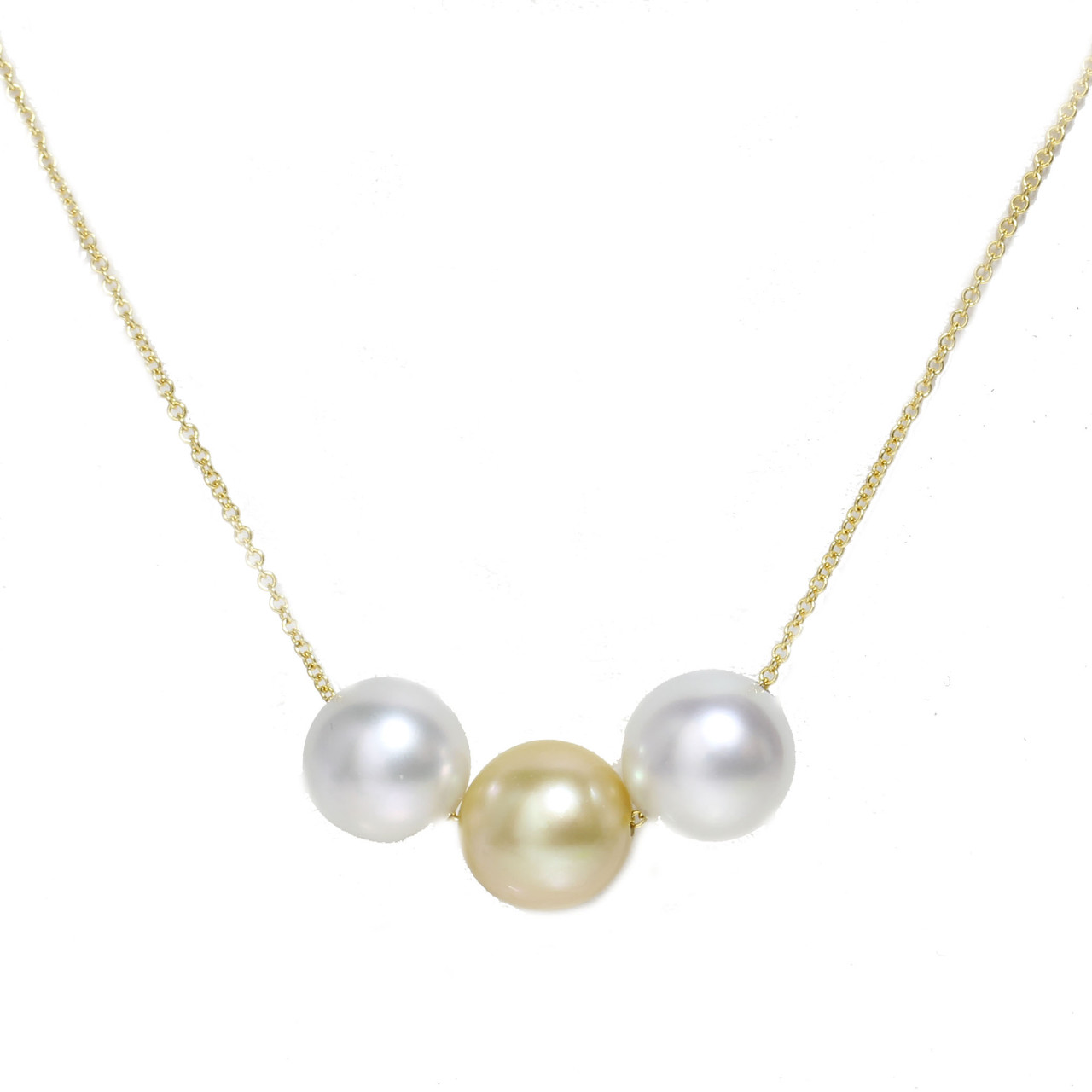 pearl slider necklace