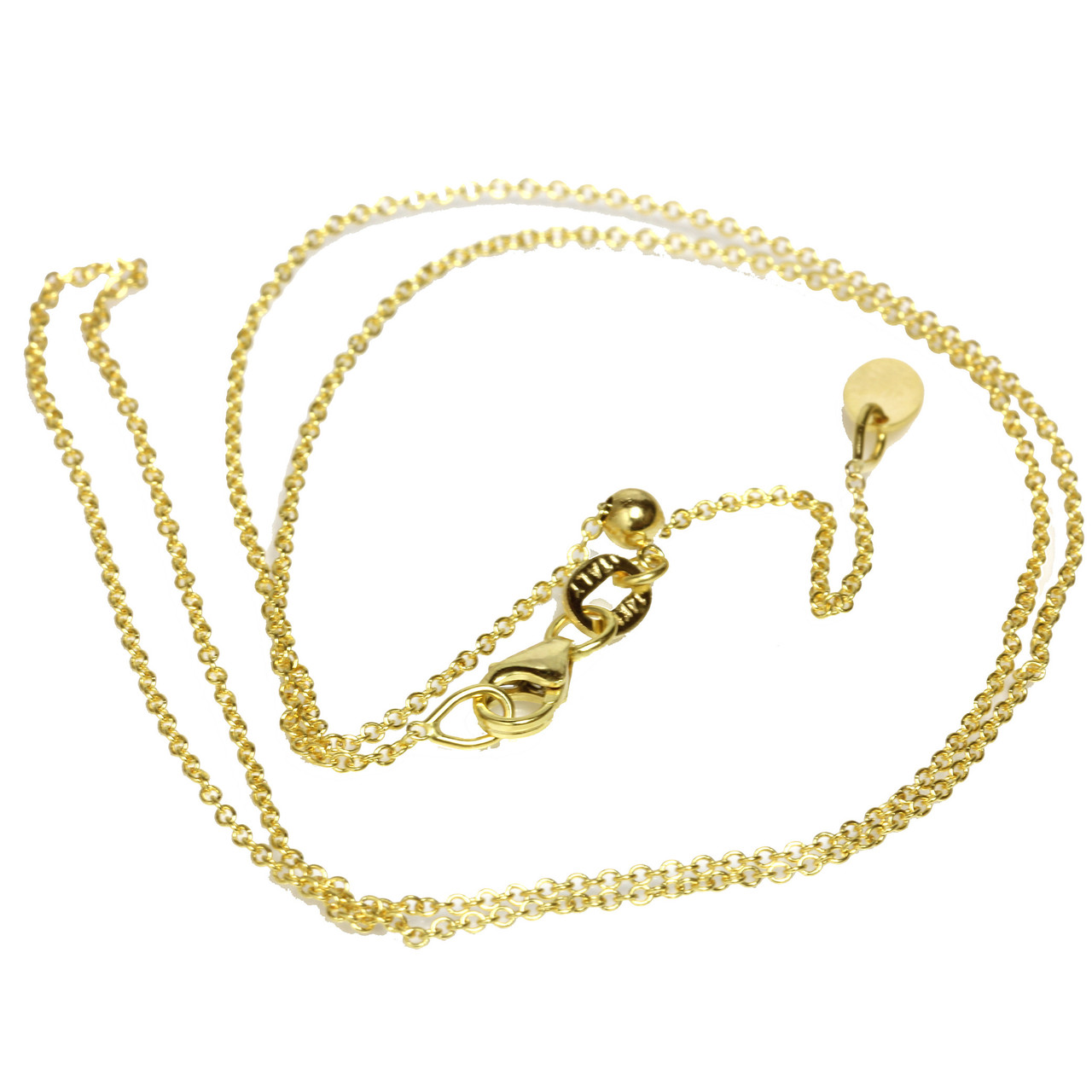 nuoro 18k gold plated adjustable chain