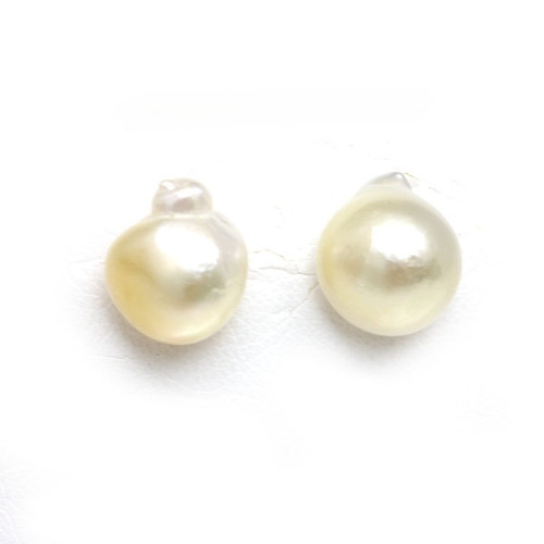 South Sea Baroque Pearl Stud Earrings 11 MM AAA Flawless