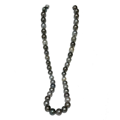 Tahitian Opera Pearl Necklace  17 - 16 mm AA Multicolor