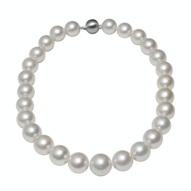 Hot Sale 13Colors 8/10/ 12mm South Sea Shell Pearl Round Beads Necklace 18 AAA