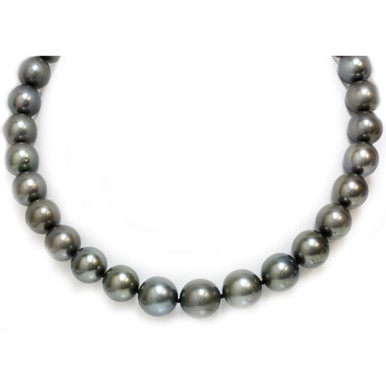 Tahitian Pearl necklace 15 - 13 MM AAA 