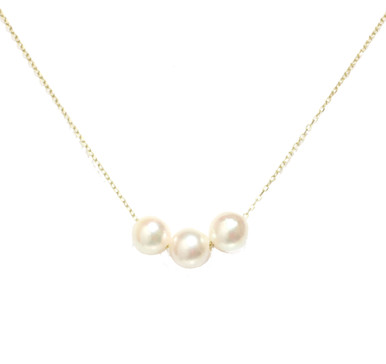 Akoya Pearl Solo Necklace 7.5 - 8 MM - Seven Seas Pearls