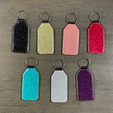 Glitter PU Keychain