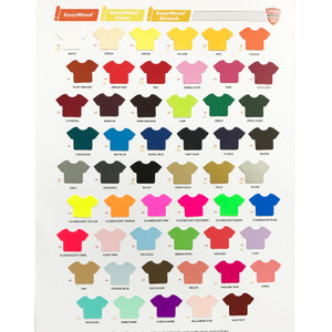 Siser Color Chart Brochure with swatches