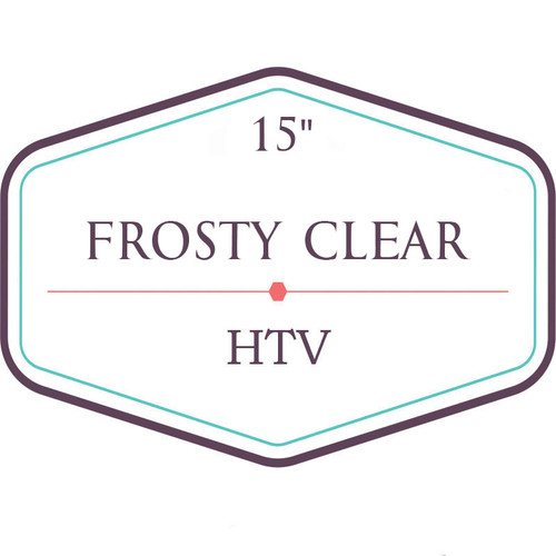 Frosty Clear - Clear Heat Transfer Vinyl (HTV)