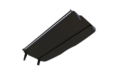 Underside View of Headliner Shelf (w/ Curtain Rod) - Mercedes Sprinter '07 to '18