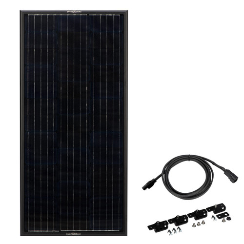 Zamp Solar "Obsidian" 100 Watt Solar Panel Complete Kit
