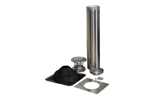 CB-6000-MR Metal Roof Exit Kit for Cubic Mini Wood Stoves Single Pipe CB-6000-MR Metal Roof Exit Kit for Cubic Mini Wood Stoves Single Pipe