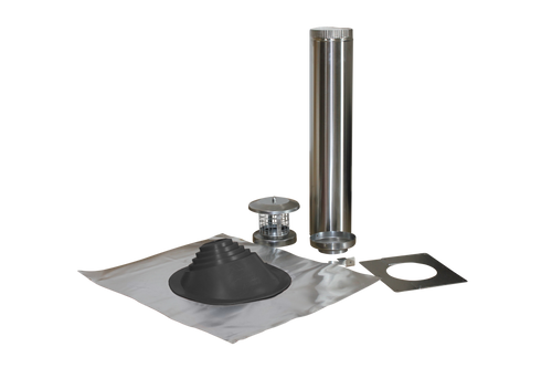 CB-6000-MR Metal Roof Exit Kit for Cubic Mini Wood Stoves Kit CB-6000-MR Metal Roof Exit Kit for Cubic Mini Wood Stoves Kit