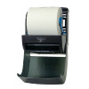 Close-up of the Mayfair Automatic Tear-N-Dry paper towel dispenser showing automatic tear mechanism, low battery indicator, translucent cover and auto-transfer system