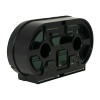 Mayfair dual jumbo roll toilet paper dispenser with durable commercial construction for high-traffic restroom environments