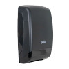 Mayfair multi-fold and C-fold paper towel dispenser for installation in a healthcare, education or hospitality restroom for hygienic hand drying