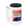 Clean Task Heavy Duty Wet Wipes Big Grip dispenser facing front with 70 red industrial cleaning wipes