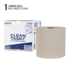 Clean Task All-Purpose Eco Z400 natural wipers showing 1 jumbo roll with count of 692 sheets per roll
