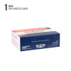 Clean Task Foodservice Quarterfold blue wipers showing 150-sheet package