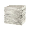 EverSoak Universal Heavy-Duty absorbent pad package containing 50 gray absorbent pads for industrial spill containment