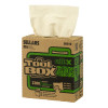 TOOLBOX® GreenX Z300 Wipers - Pop-Up Box Natural, 135 sheets for eco-friendly cleaning