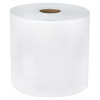 Mayfair TAD White hard roll paper towel showing premium Through-Air-Dried construction for superior hand drying in commercial restrooms