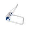 Clean Task Jumbo Roll Wall Mount Dispenser angled left showing the wall-mounting frame and roll holder