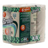 Bravo Kitchen Paper Towels 6-pack package for home, office and commercial cleaning
