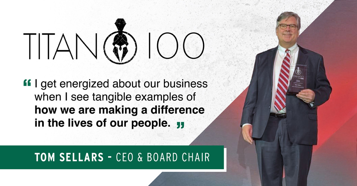 Tom Sellars Recognized as a 2025 Wisconsin Titan 100 Honoree