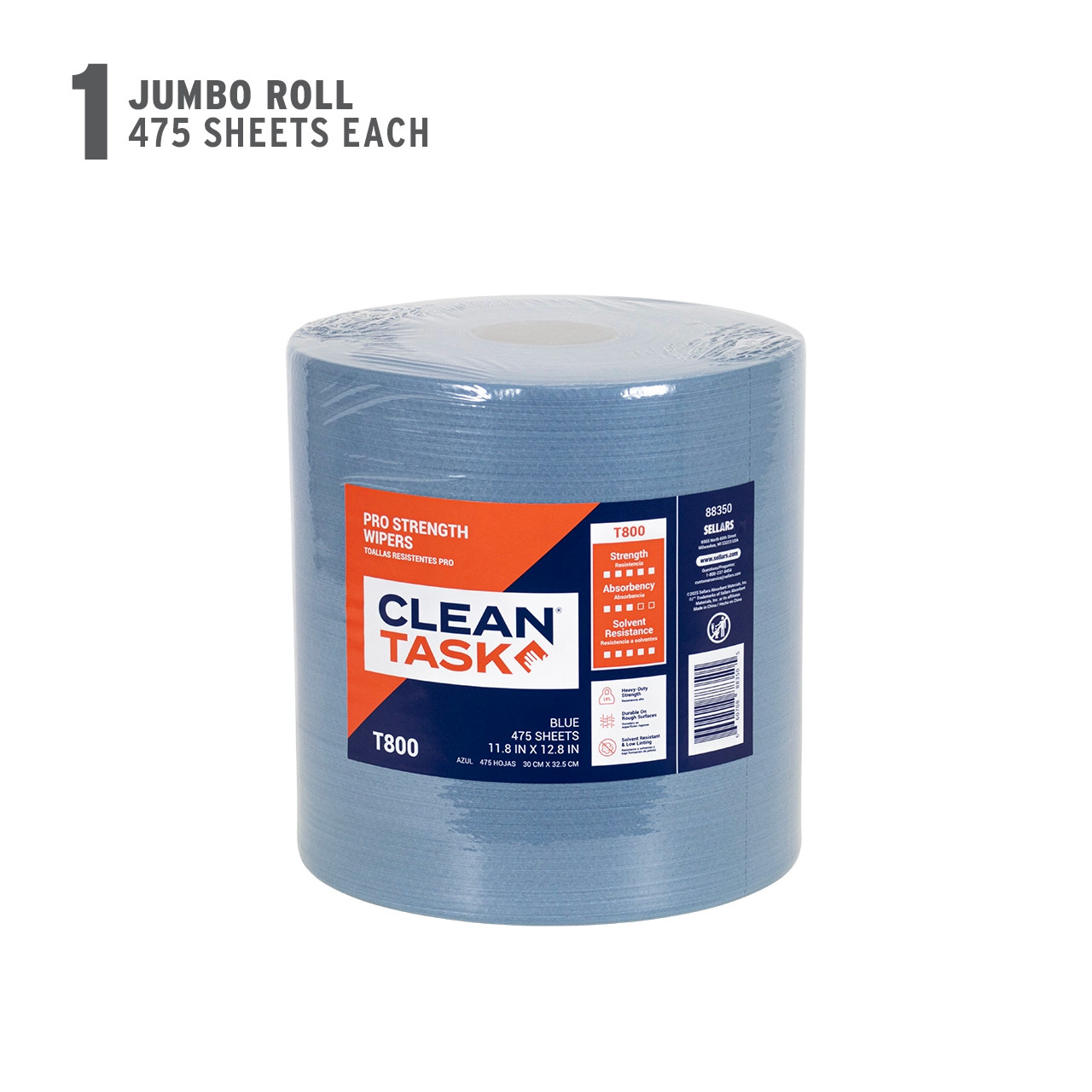 5 Jumbo Non Roll Todder Verf Borstels