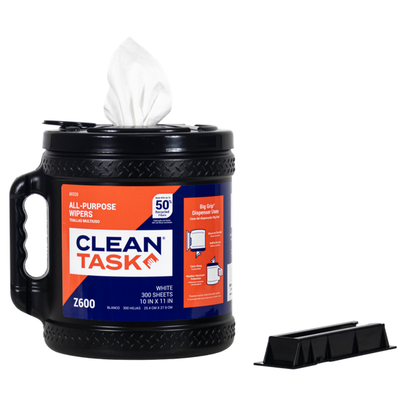 ALL-PURPOSE Z600 WIPERS – BIG GRIP®, WHITE, 300 SHEETS
