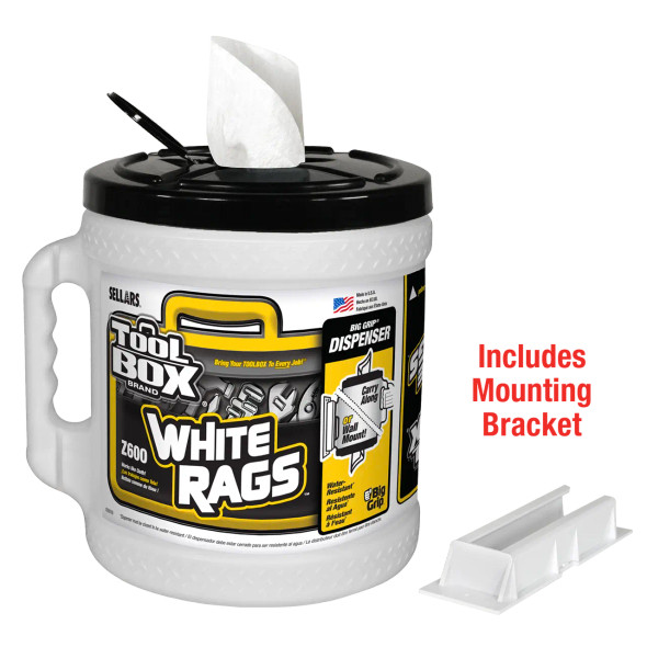 Z600 Wipers - Pop-Up Box, White, 126 Sheets - Sellars