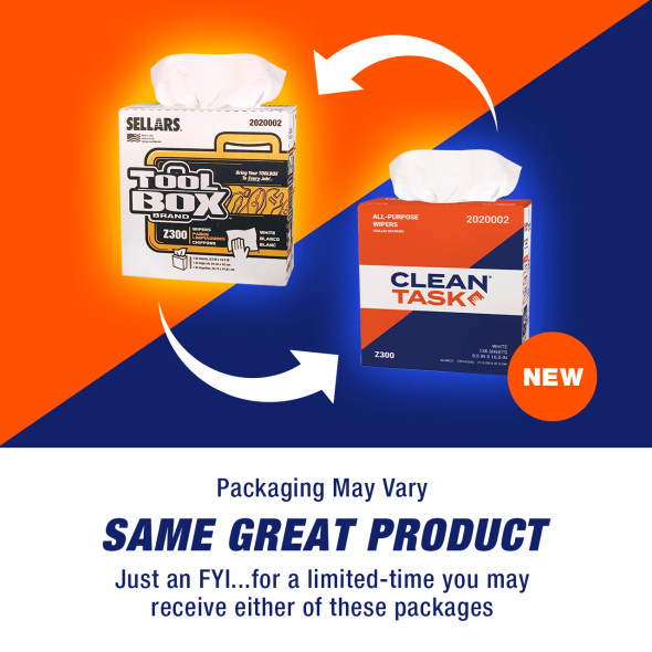 All-Purpose Z300 Wipers - Pop-Up Box, 135 Sheets