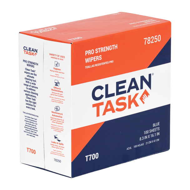 Pro Strength Wipers T700 - Pop-Up Box, Blue, 100 Sheets