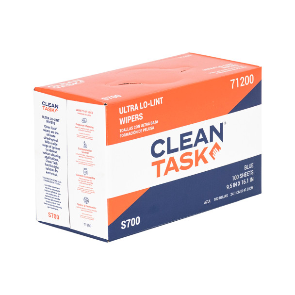 Clean Task Ultra Lo-Lint S700 package angled right