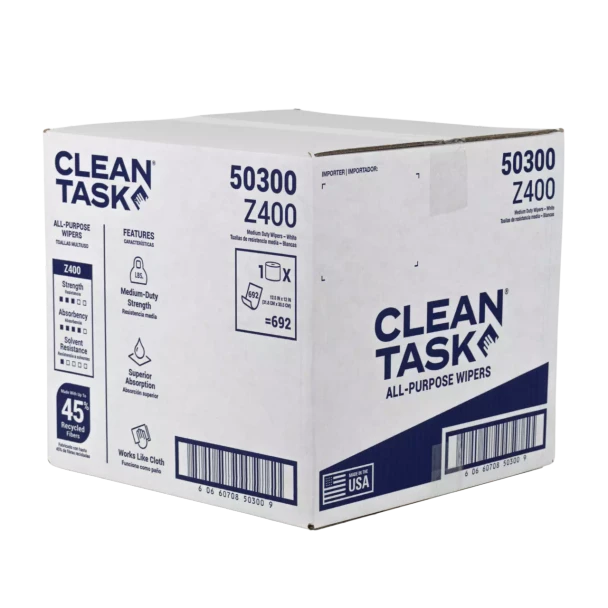 All-Purpose Z400 Wipers - Jumbo Roll, White, 692 Sheets