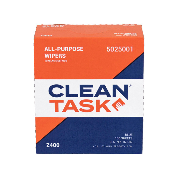 All-Purpose Z400 Wipers - Pop-Up Box, Blue, 100 Sheets
