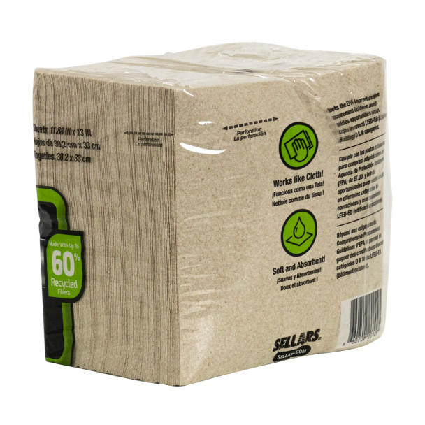 Recycled material GreenX quarterfold natural wipers for commercial use Recycled material GreenX quarterfold natural wipers for commercial use