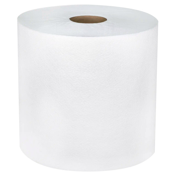 Mayfair® Hard Roll Paper Towels - TAD White, 600 ft for high-traffic restrooms