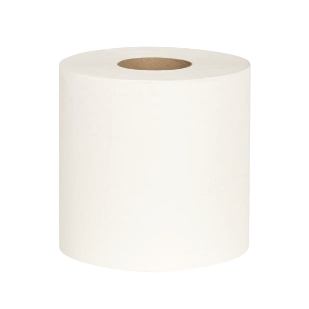 Mayfair Multi-Fold TAD white paper towels showing premium Through-Air-Dried construction for commercial restroom hand drying