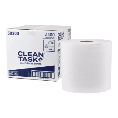 All-Purpose Z400 Wipers - Jumbo Roll, White, 692 Sheets - Sellars