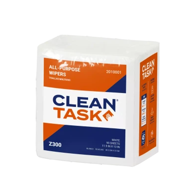 TOOLBOX® Z300 Wipers - Quarterfold White (90 Sheets) | High