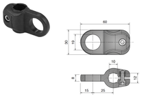 Photocell/Sensor Clamp - Ø12/10SQ