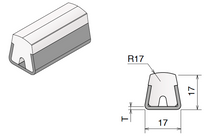 Modified Conical Guide Rail, 1.5mm Profile, 3m Length Modified Conical Guide Rail, 1.5mm Profile, 3m Length