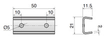 Connecting Element For Conical Rails L=50mm