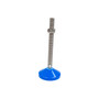 Stainless Steel Adjustable Feet Antibacterial Blue Base 10mm Thread Diameter | Arnott Group