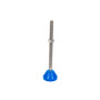 Stainless Steel Adjustable Feet Antibacterial Blue Base 20mm Thread Diameter | Arnott Group